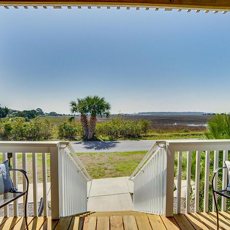 Harbor Island Condo With Deck - Steps To Beach! Oceanmarsh Subdivision Bagian luar foto