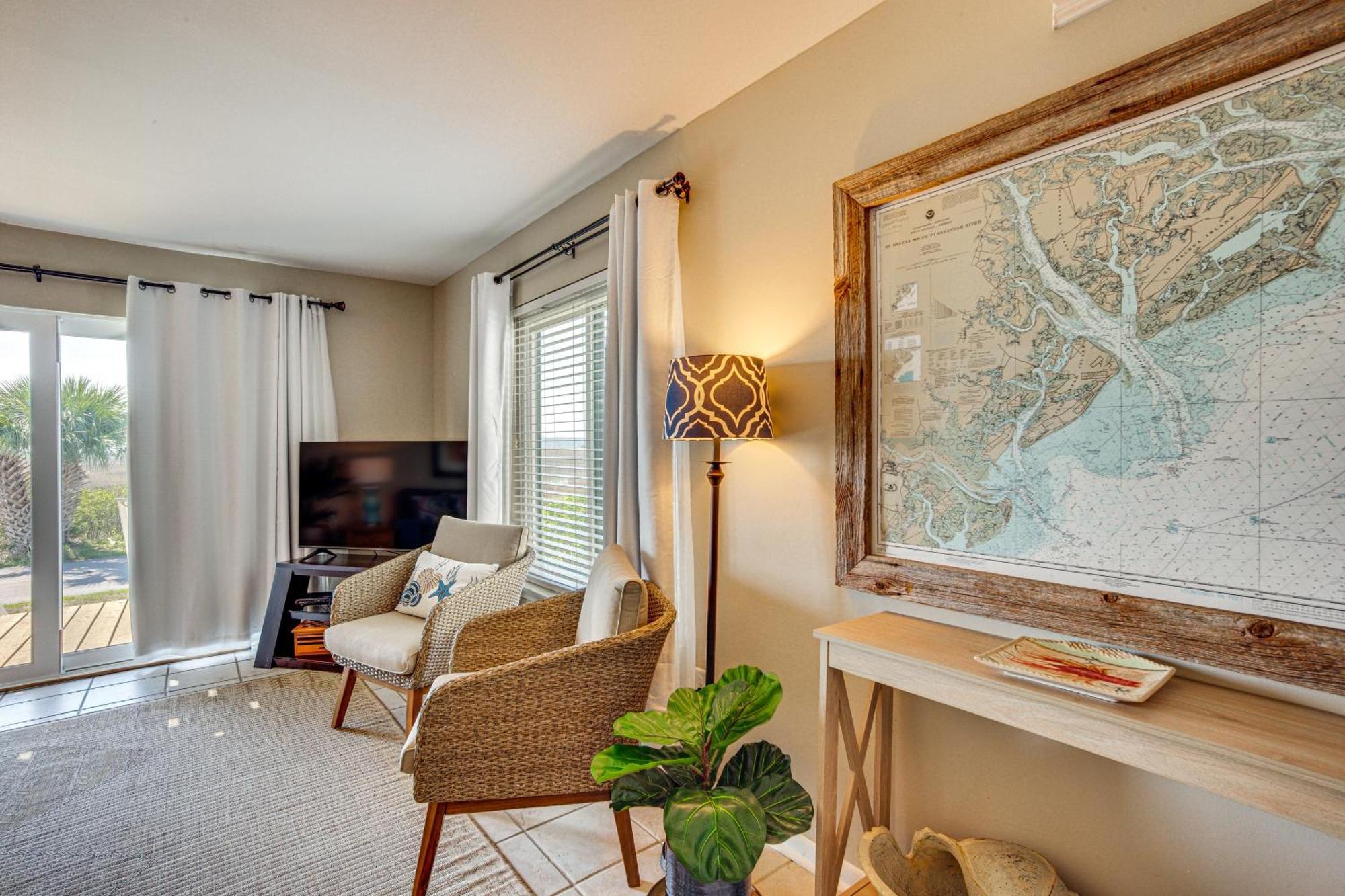 Harbor Island Condo With Deck - Steps To Beach! Oceanmarsh Subdivision Bagian luar foto