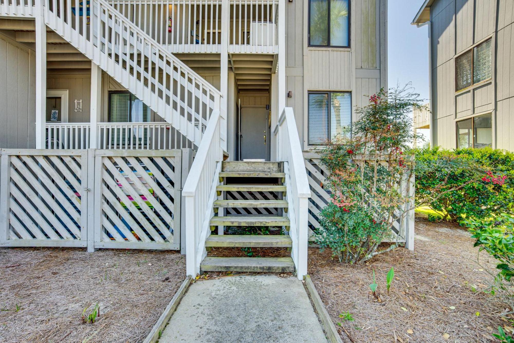 Harbor Island Condo With Deck - Steps To Beach! Oceanmarsh Subdivision Bagian luar foto