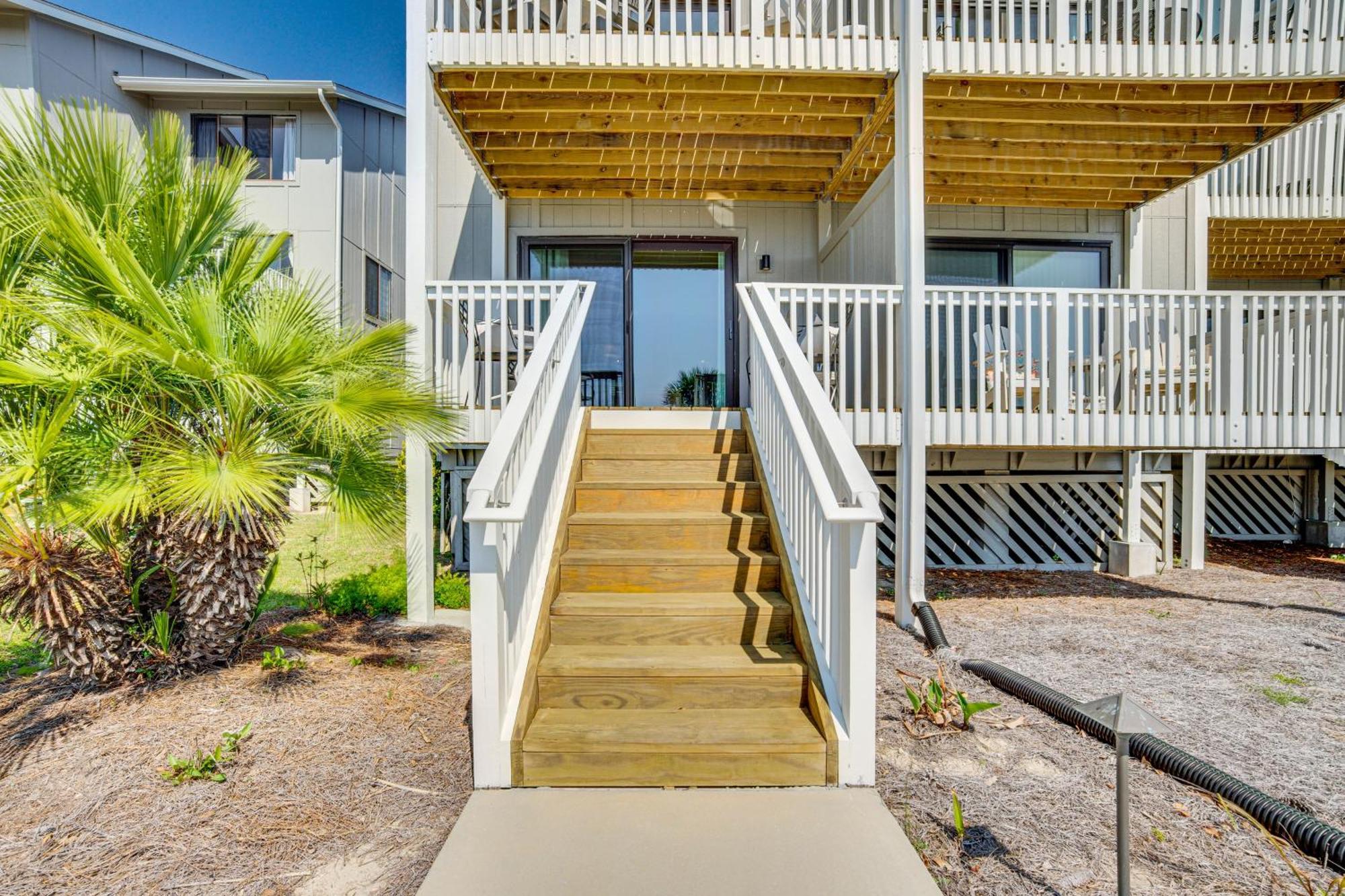 Harbor Island Condo With Deck - Steps To Beach! Oceanmarsh Subdivision Bagian luar foto